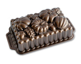 Nordic Ware Harvest Bounty Loaf Pan shows crisp, intricate detail for decorative breads