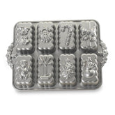 Nordic Ware Holiday Mini Loaves Pan bell design for giftable festive loaves