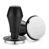 Normcore 58mm tamper with leveling plate for even tamping and consistent results.