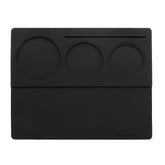 Normcore espresso tamping mat top view; stable anti-slip surface aids precise tamping.