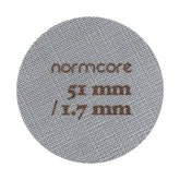 Normcore puck screen 51mm espresso filter improves extraction balance.