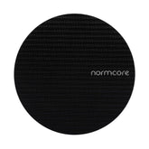 Normcore puck screen close-up with titanium PVD coating for durability