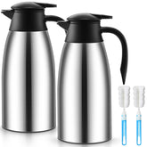 Norme thermal coffee carafe set with pour spout for easy serving.