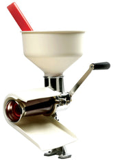 Norpro 1951 Sauce Master full unit ready for quick juicing and straining.