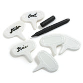 Norpro 347 cheese-marker set with porcelain markers for clear labeling