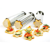 Norpro Canape Bread Mold Flower shape for elegant finger sandwiches at parties.