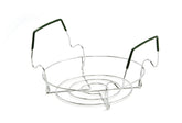Norpro small canning rack in stock pot elevates jars for even heat