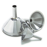 Norpro stainless steel funnel with large mouth for spill-free bottle filling