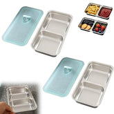 noxozoqm double-compartment snack container keeps snacks organized on the go