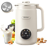 Nutrikeep upgraded 8-in-1 nut milk maker lid shows rust-resistant stainless steel.