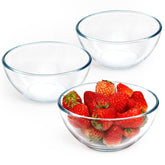 NUTRIUPS small glass bowls set displayed for organized serving