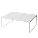 Nxconsu expandable shelf front view showing space-saving design