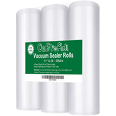 O2frepak 11x20 roll showing size and roll view for precise sealing.