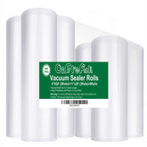 O2frepak 8x20 bag rolls set for versatile sealing and storage