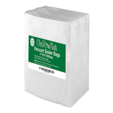 O2frepak precuts 11x16 vacuum bags for easy portioning and freezer storage.