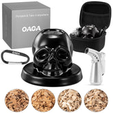 OAGA whiskey smoker kit with torch on the go for outdoor cocktails.