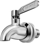 Oak Leaf spigot with universal fit for 5/8-inch openings; easy installation.