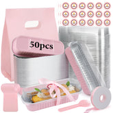 OcePor mini loaf pans with lids in a complete pack for portioned servings.