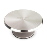 O'CREME cake turntable 12-inch with stable non-slip base for precise decorating.