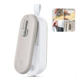 ODSD 2in1 mini bag sealer seals bags quickly to keep snacks fresh.