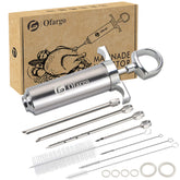 Ofargo meat injector barrel 2oz for efficient marinades and juicy flavor infusion.