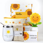 OHATOS Sunflower Gift Basket Mug for hot or cold drinks, adds morning sunshine