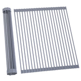 Ohuhu sink drying rack over-sink roll-up fits most sinks and saves counter space