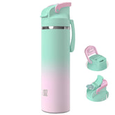 OISIZ 24 oz bottle with 2-in-1 lid for versatile drinking on the go