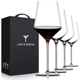 OJA red wine glasses set of four, ideal for everyday dining and entertaining.