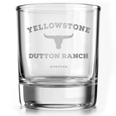 Old Southern Brass Yellowstone Dutton Ranch 10oz glass for everyday whiskey sipping
