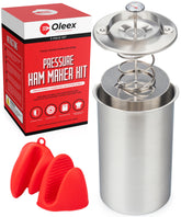 OLEEX lunch meat press mold provides durable, compact home deli meat prep.
