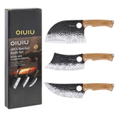 OLULU Serbian Chef Knife 7in for precise slicing in busy kitchens