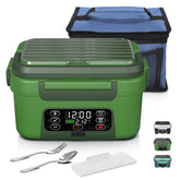 Omboos cordless heated lunch box front view for on-the-go meals.
