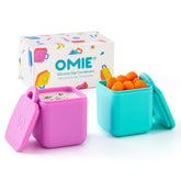 OmieBox pink dip container for on-the-go sauces