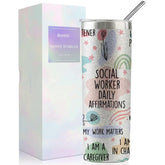 Onebttl social worker gifts 20oz tumbler with large capacity for daily hydration.