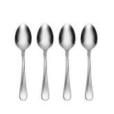 Oneida Flight everyday teaspoons with mirror finish on table for everyday dining.