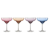 Oneida True Colors margarita glasses set of four for stylish entertaining.