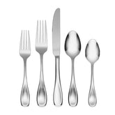 Oneida Voss 45-piece flatware on a dining table for everyday elegance