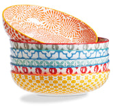 ONEMORE colorful pasta bowls front view for vibrant dinner presentation