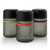 ONGROK glass storage jar 180ml with UV-resistant frosted glass preserves freshness.