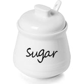ONTUBE ceramic sugar bowl with lid for daily kitchen use