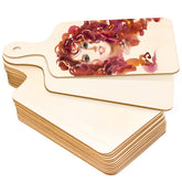 Oomcu mini cutting boards with paddle handle for DIY crafts