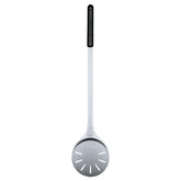 Ooni Pizza Turning Peel with 7-inch aluminium perforated blade slides under pizza for a crisp base.
