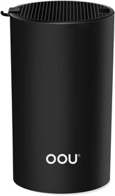 OOU universal knife block round design, roomy storage for up to 11 knives.