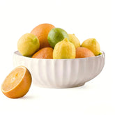Opeikla large ceramic fruit bowl on countertop for an organized kitchen display