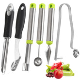 Openfly vegetable corer set for versatile kitchen prep and peppers, apples, and more