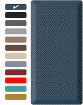 Ophanie anti-fatigue mat with 0.75‑inch cushion for comfortable standing in the kitchen.