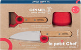 Opinel Le Petit Chef rounded-tip knife showcases a safe, supervised cooking experience for kids.
