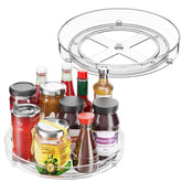 Optish 2-pack lazy susan 9.5-inch diameter keeps kitchen items within easy reach