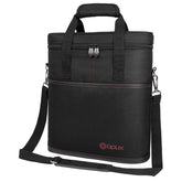 OPUX 3 Bottle Wine Carrier Tote with three-bottle capacity for on-the-go hosting.